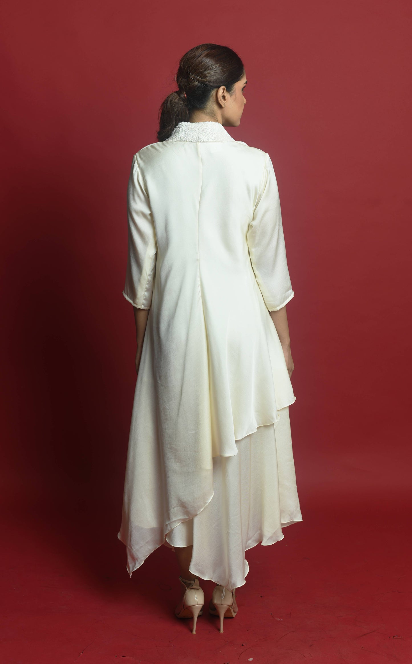 Asymmetric Sequined Chic Wear