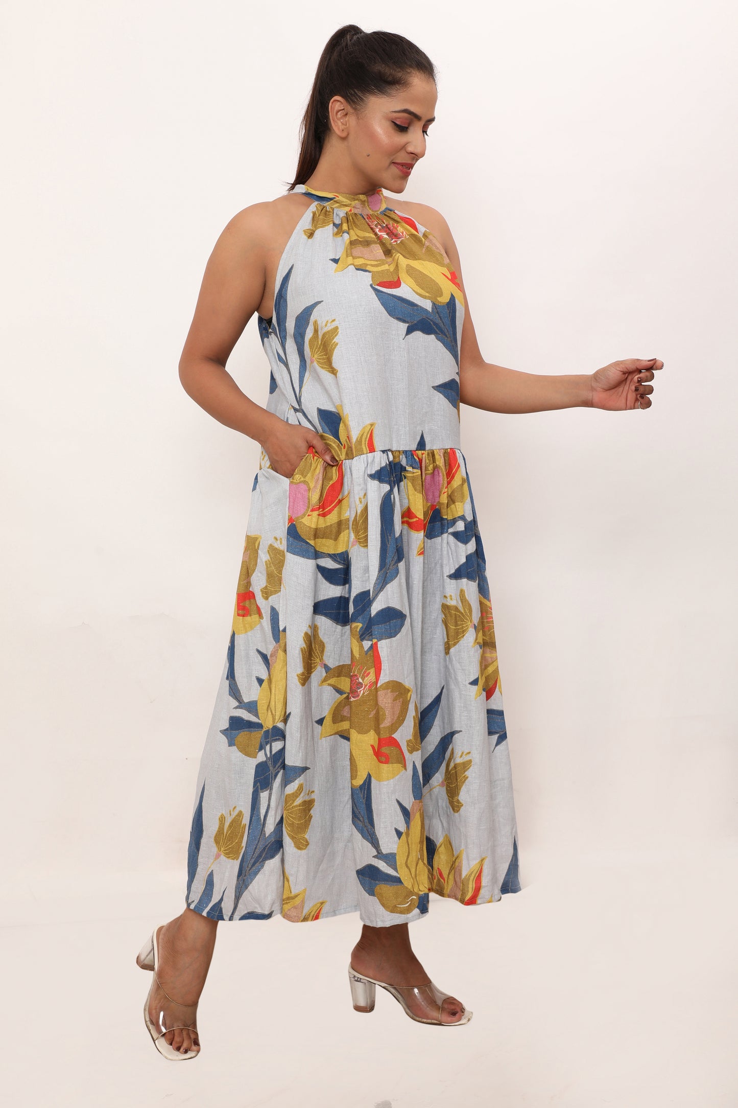 Minerva Dress-Gravier Grey
