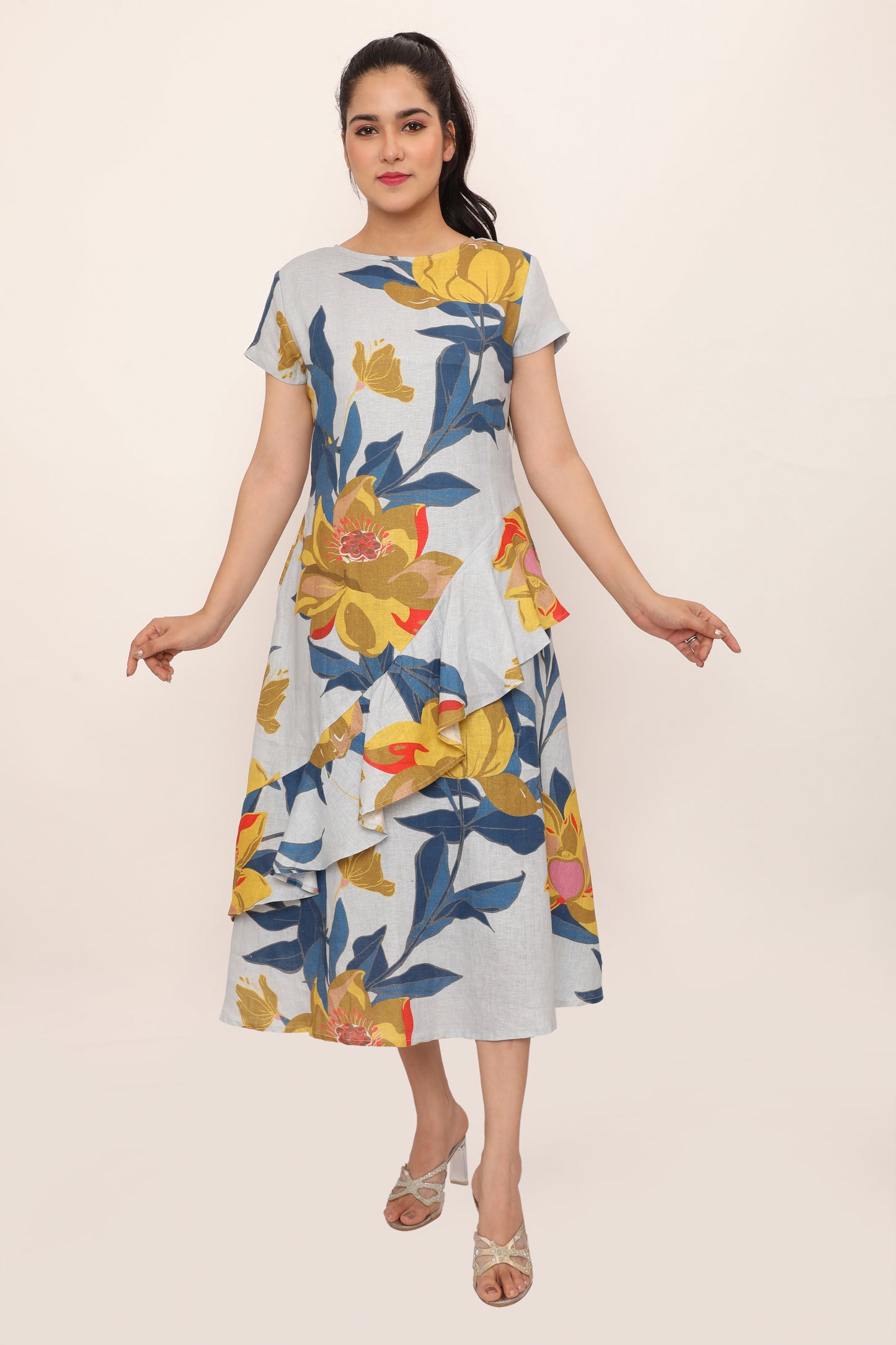 Athena Dress-Gravier Grey