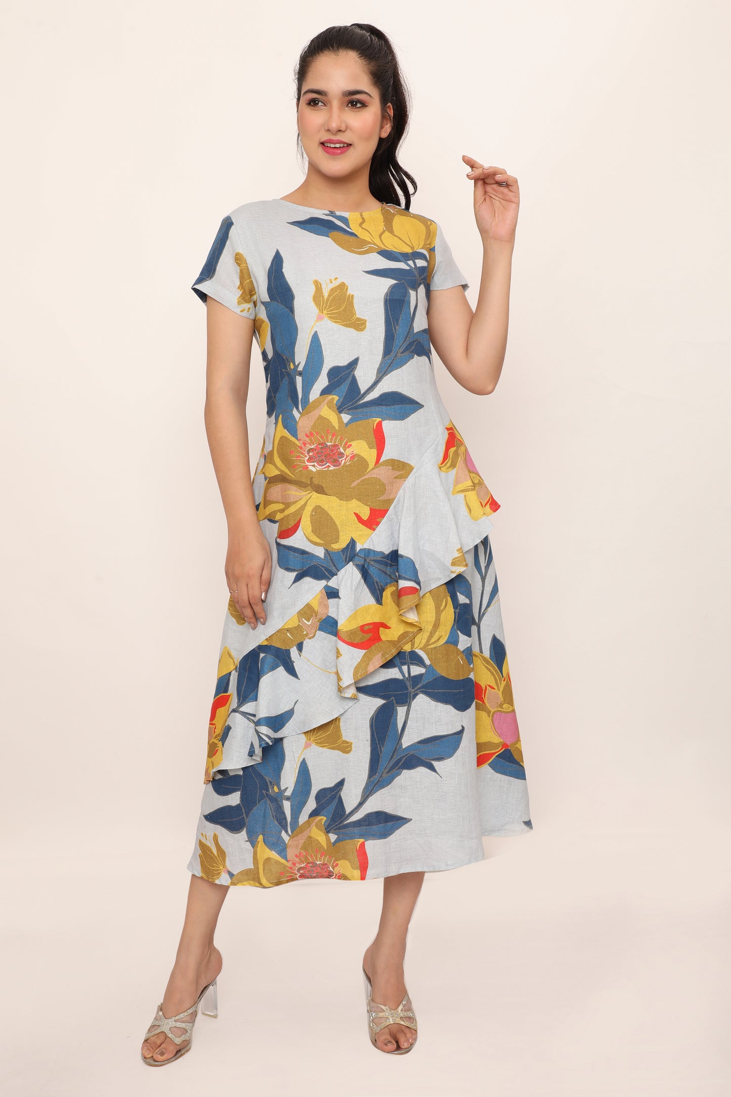 Athena Dress-Gravier Grey