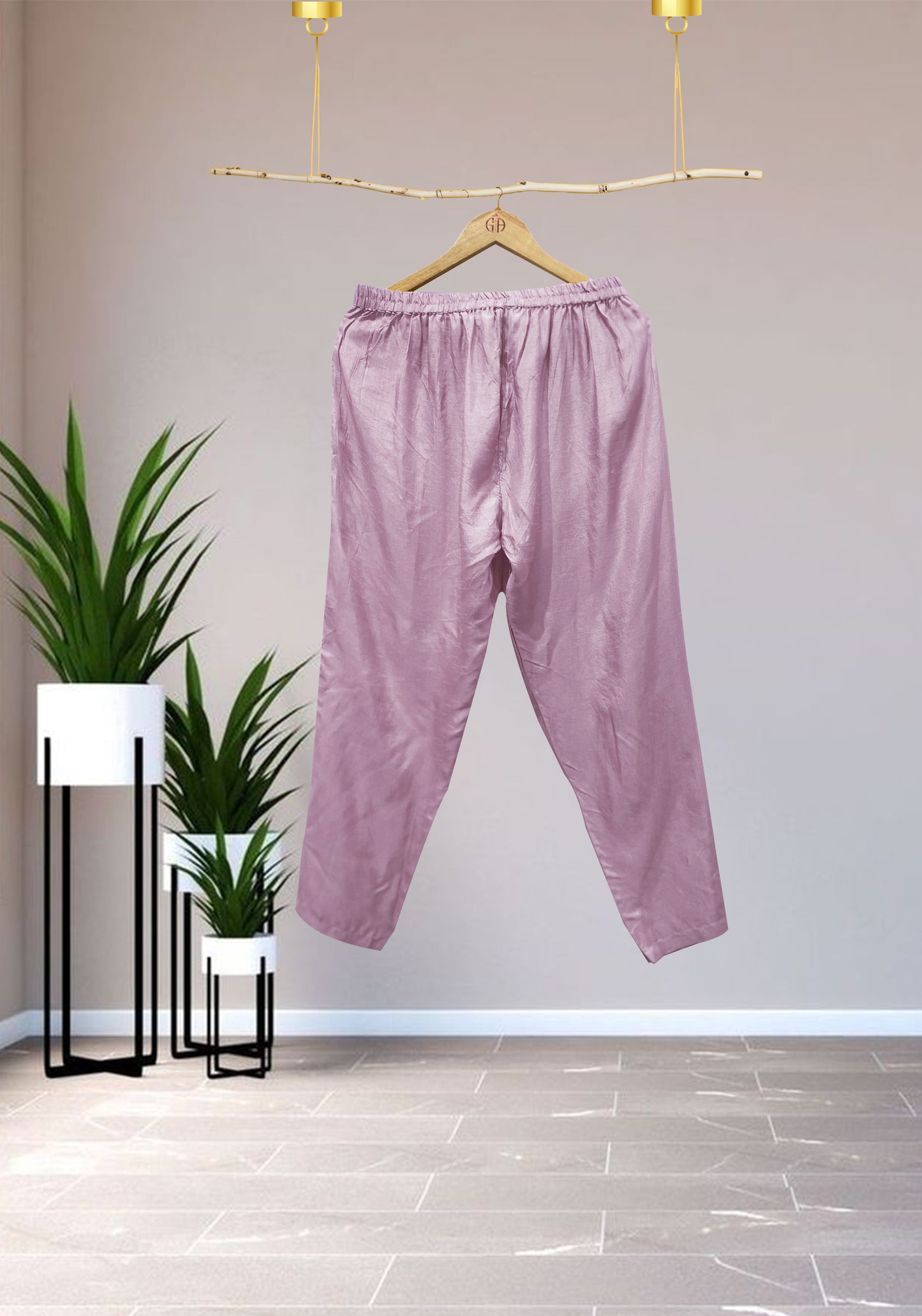 Mauve Thread Emb Suit Set