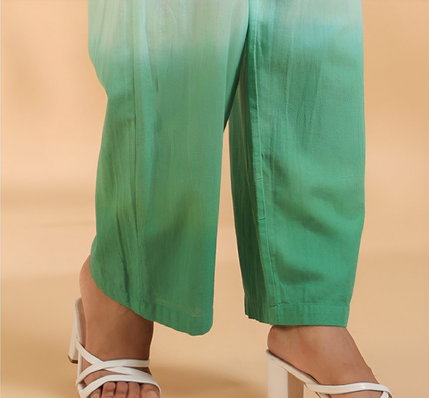 Green and white Ombre Co-Ord set