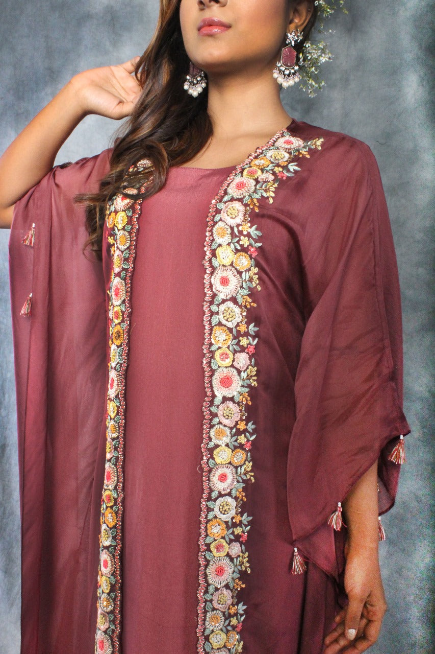 CAPE JACKET AND INNER