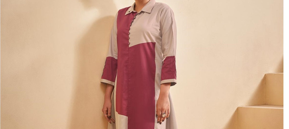 Kitkat Dusty Rose A Line Dress