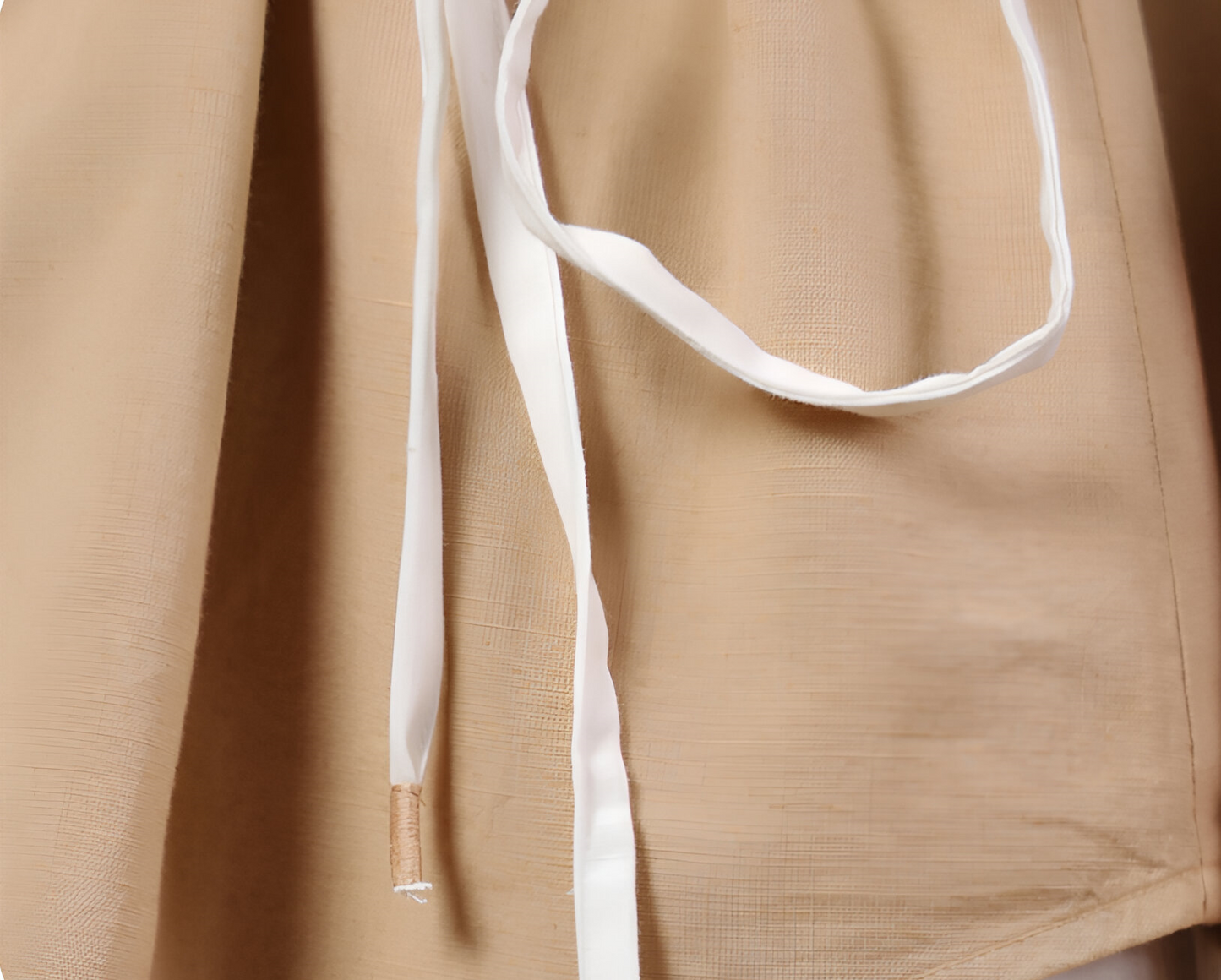 Beige and white ombre Applique Coord Set
